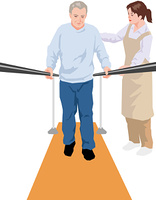 理学療法士とリハビリをする老人女性 の画像素材 イラスト素材ならイメージナビ