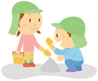 雪合戦をする子ども達 の画像素材 イラスト素材ならイメージナビ