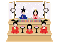 雛人形 お内裏様 の画像素材 イラスト素材ならイメージナビ