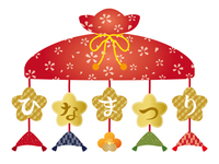 ひなまつり つるし雛 の画像素材 イラスト素材ならイメージナビ