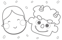 夏の海ぬりえ の画像素材 イラスト素材ならイメージナビ