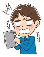 ショックを受けるアイドルオタクのイラスト の画像素材 イラスト素材ならイメージナビ