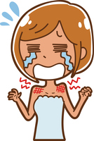 日焼け止めクリームを塗る女性 の画像素材 イラスト素材ならイメージナビ