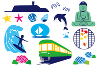 江ノ電 の画像素材 イラスト素材ならイメージナビ