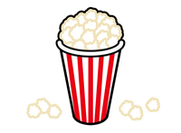 ポップコーンとドリンク 屋台 イベントメニュー の画像素材 イラスト素材ならイメージナビ