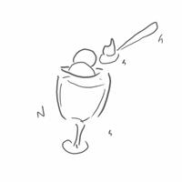 投げキッス リップ 落書き風ゆるいイラスト の画像素材 イラスト素材ならイメージナビ