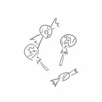 投げキッス リップ 落書き風ゆるいイラスト の画像素材 イラスト素材ならイメージナビ