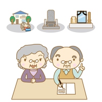 生前家族会議 の画像素材 イラスト素材ならイメージナビ