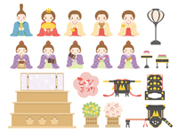 雛人形 お内裏様 の画像素材 イラスト素材ならイメージナビ