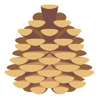 クリスマス 水彩イラスト素材 ひいらぎと松ぼっくり の画像素材 イラスト素材ならイメージナビ