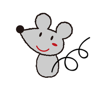 お洒落なねずみさん イラスト キャラクター クリップアート の画像素材 イラスト素材ならイメージナビ