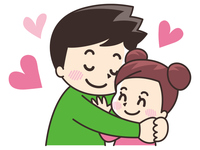 子供を抱きしめる母親 の画像素材 イラスト素材ならイメージナビ