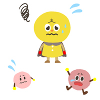 善玉菌 手描き風 キャラクターイラストセット の画像素材 イラスト素材ならイメージナビ