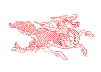 右向きのキリン麒麟 黄色ライン単色 イエロー の画像素材 イラスト素材ならイメージナビ