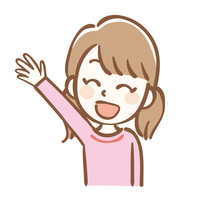 バンザイする女の子 の画像素材 イラスト素材ならイメージナビ