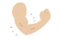 力こぶ の画像素材 イラスト素材ならイメージナビ