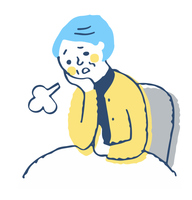 認知症のおばあさん の画像素材 イラスト素材ならイメージナビ