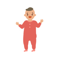 ごきげんな赤ちゃんとおんぶするお母さん の画像素材 イラスト素材ならイメージナビ