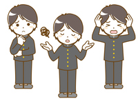 男子学生のシルエット の画像素材 イラスト素材ならイメージナビ