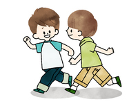 元気な子供たち の画像素材 イラスト素材ならイメージナビ