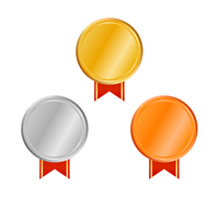 ランキングのイメージアイコンイラスト 王冠 星 メダル の画像素材 イラスト素材ならイメージナビ