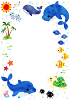 水しぶきを上げてとぶイルカ の画像素材 イラスト素材ならイメージナビ