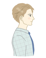 横顔 少年 デザイナー 日本人 ファッション 健康的 の画像素材 イラスト素材ならイメージナビ