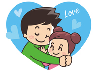 子供を抱きしめる母親 の画像素材 イラスト素材ならイメージナビ