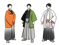 彩り着物 袴 男性1 の画像素材 イラスト素材ならイメージナビ