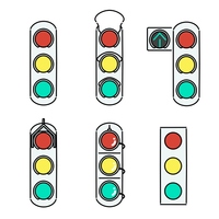 歩行者用信号機のイメージイラスト の画像素材 イラスト素材ならイメージナビ