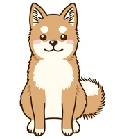 お座りする犬 の画像素材 イラスト素材ならイメージナビ