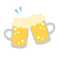 乾杯のイラスト の画像素材 イラスト素材ならイメージナビ