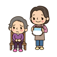 認知症のおばあさん の画像素材 イラスト素材ならイメージナビ