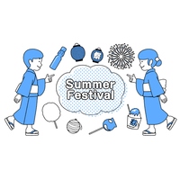 夏祭り屋台のバリエーションイラスト の画像素材 イラスト素材ならイメージナビ