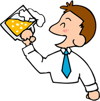 酔っぱらいのトラ の画像素材 イラスト素材ならイメージナビ