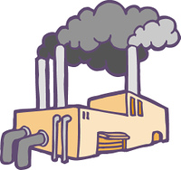 大気汚染 の画像素材 イラスト素材ならイメージナビ