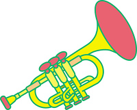 おもちゃのラッパ の画像素材 イラスト素材ならイメージナビ