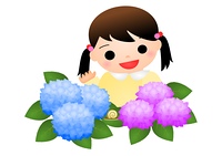 紫陽花 カタツムリ の画像素材 イラスト素材ならイメージナビ