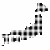 日本 地図 ドット アイコン の画像素材 イラスト素材ならイメージナビ