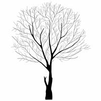 木 枝 シルエット アイコン の画像素材 イラスト素材ならイメージナビ