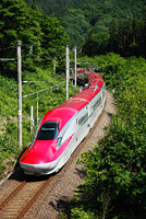 秋田新幹線 ｅ６系 流し撮り の画像素材 写真素材ならイメージナビ