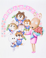 たくさんの生徒の顔と先生 の画像素材 イラスト素材ならイメージナビ